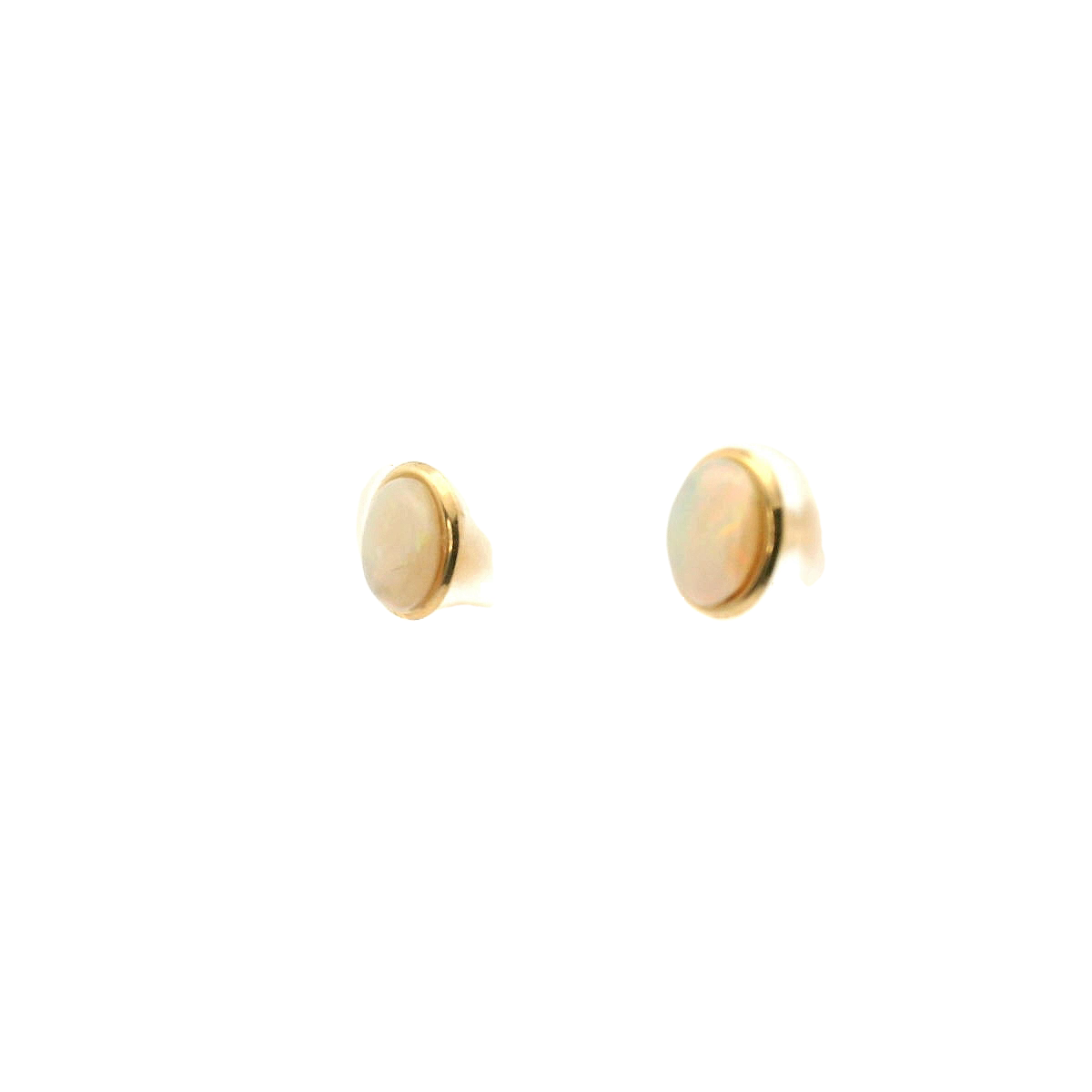 Oval Opal Earring