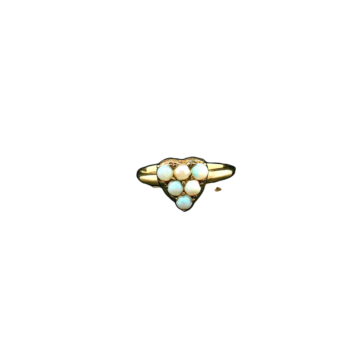 6 Opal Cluster Ring
