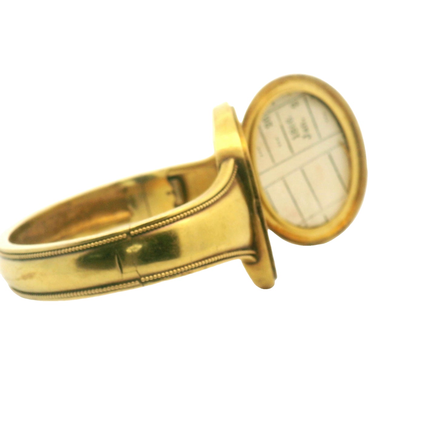 Vintage Gold Memory Locket Bracelet