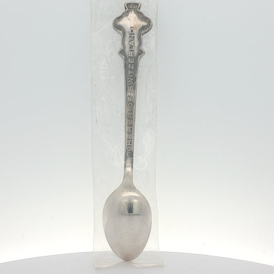 Vintage Rolex Bucherer Lucerne Swiss Silver Souvenir Spoon CR 60 c.1960s–1970s Sealed