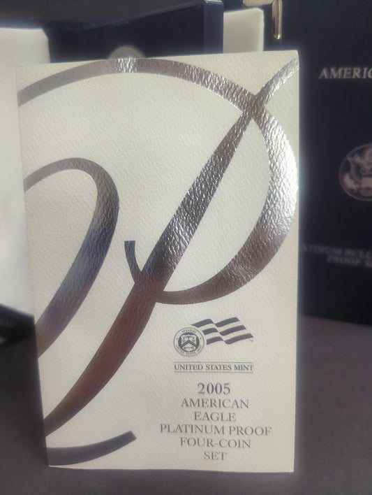 2005 American Eagle Platinum Proof Four-Coin Set