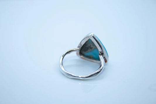 Sterling Silver Larimar Ring