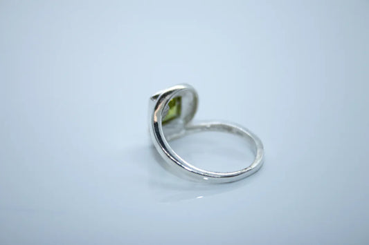 Sterling Silver Peridot Ring