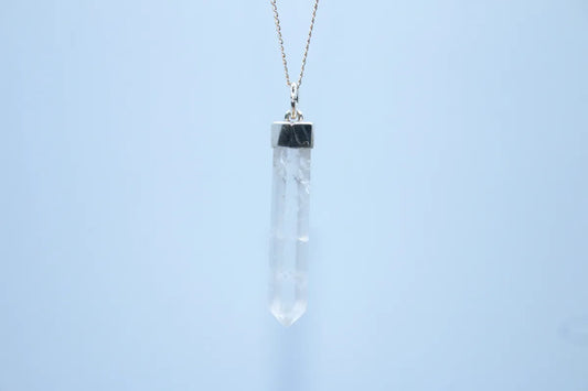 Sterling Silver Clear Crystal Quartz