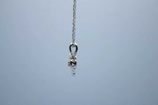 14 K WG Diamond Heart Pendant