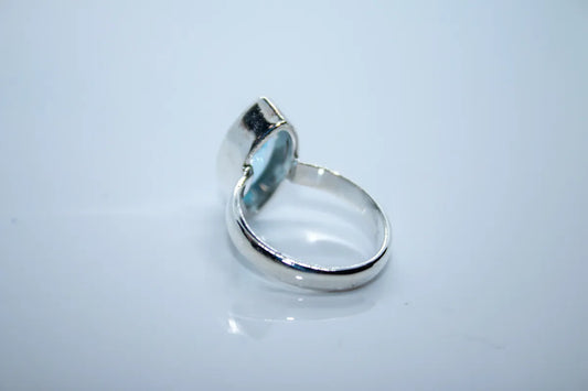 Sterling Silver Sky Blue Topaz Ring