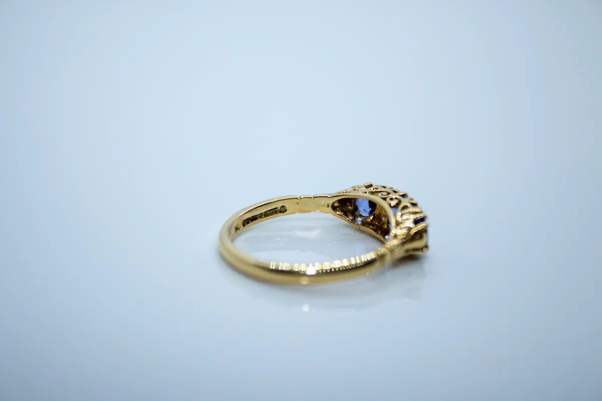 14 K Yellow Gold Tanzanite