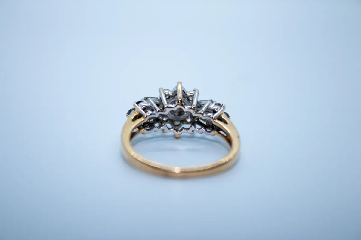 14K Estate Yellow Gold Diamond Ring