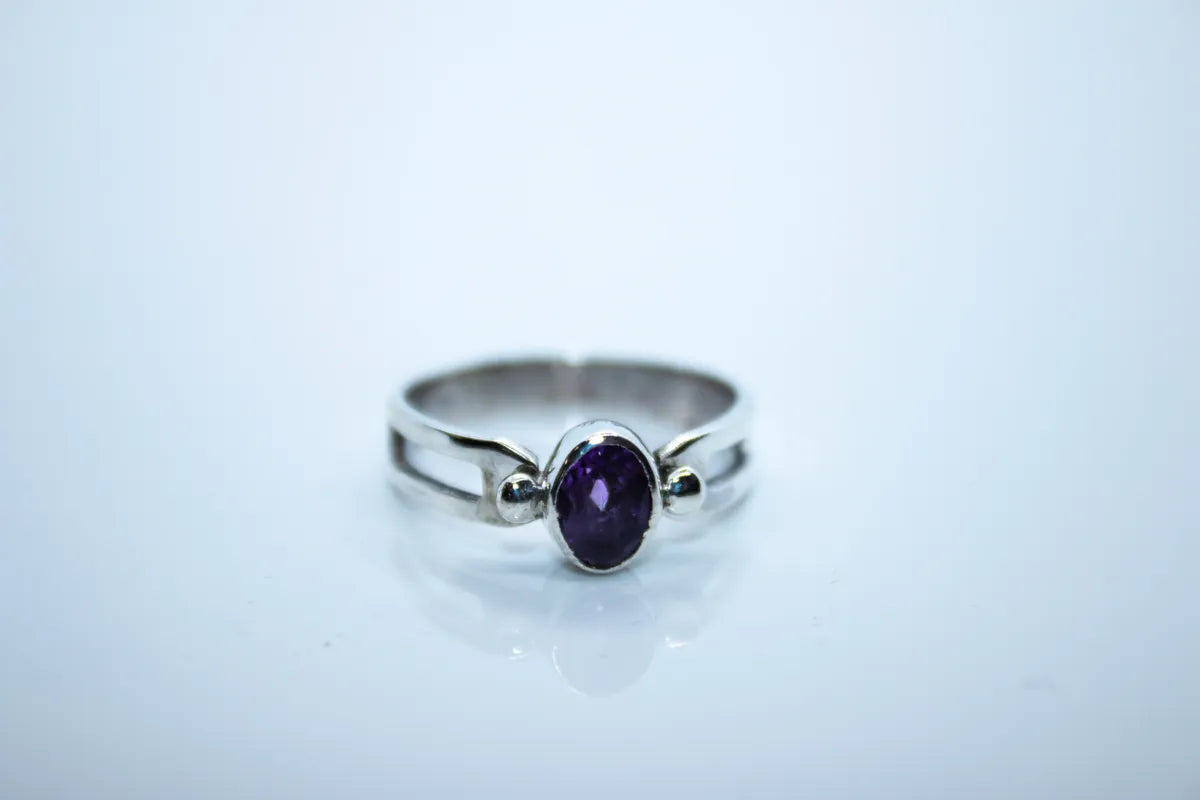 Sterling Silver Amethyst Ring