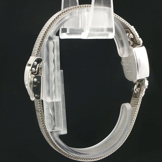 Omega 14K White Gold Vintage Watch