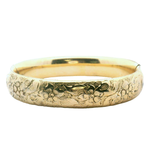 Gold Filled Floral Bracelet