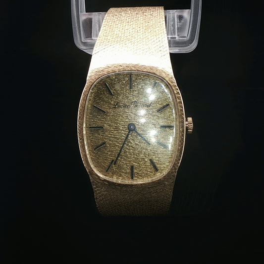 Vintage Lucien Piccard Yellow Gold Watch