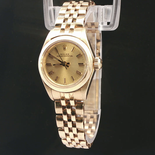Ladies 18K 1980s Rolex Watch