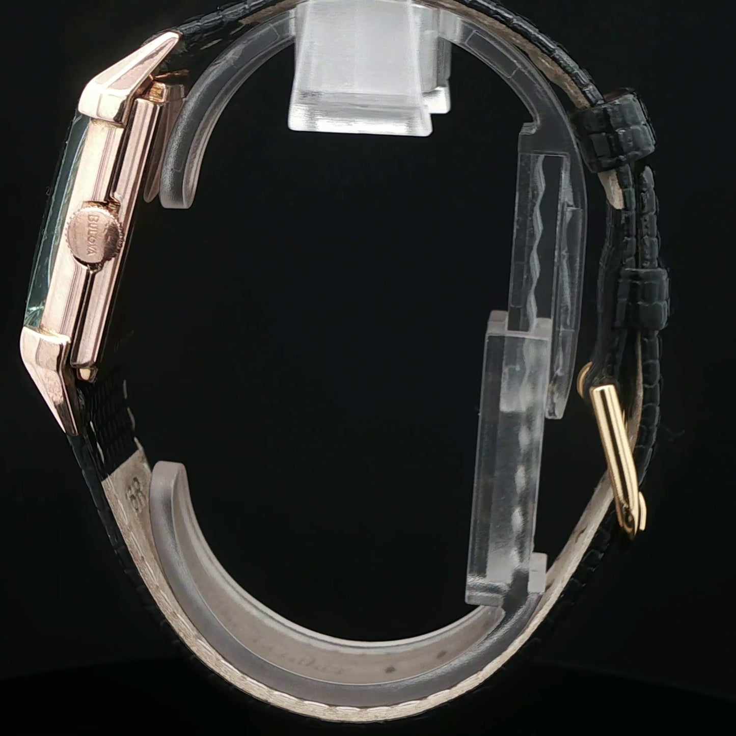 14k Estate Rose Gold Filled Bulova Watch