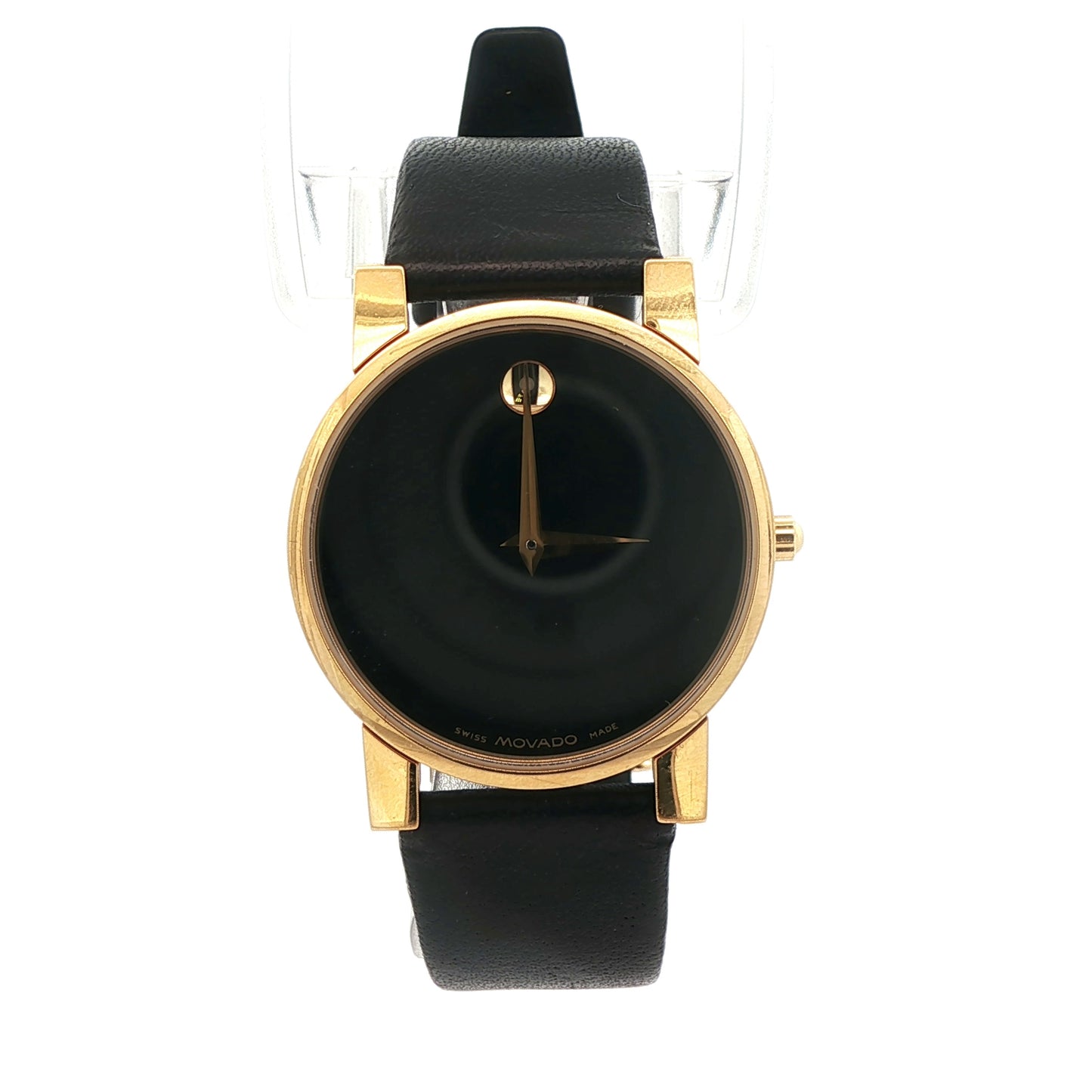 Estate Yellow Gold Plated Movado Museum Classic