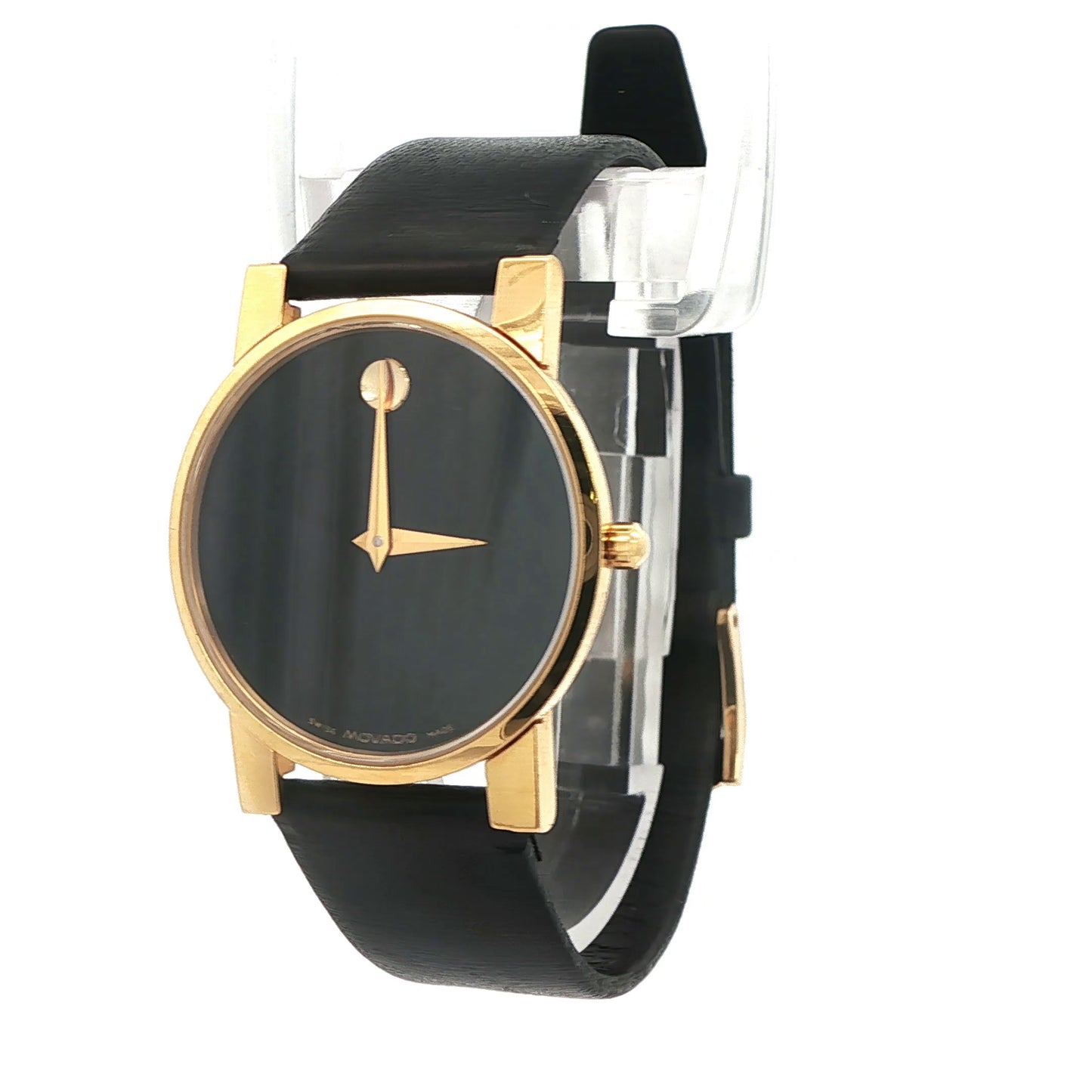 Estate Yellow Gold Plated Movado Museum Classic