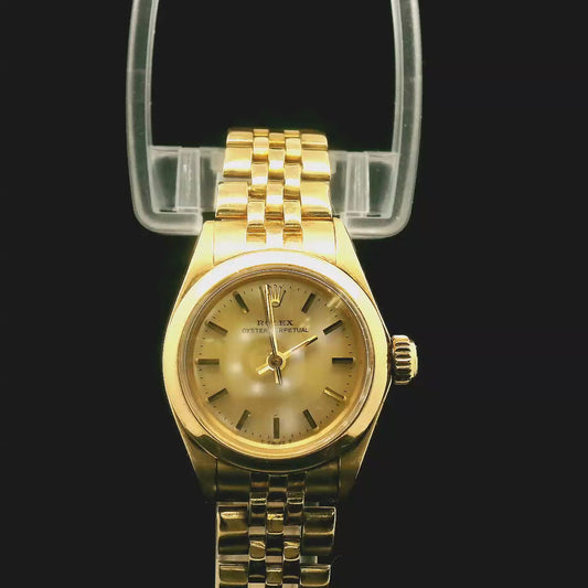 Ladies 18K 1980s Rolex Watch