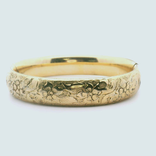 Gold Filled Floral Bracelet