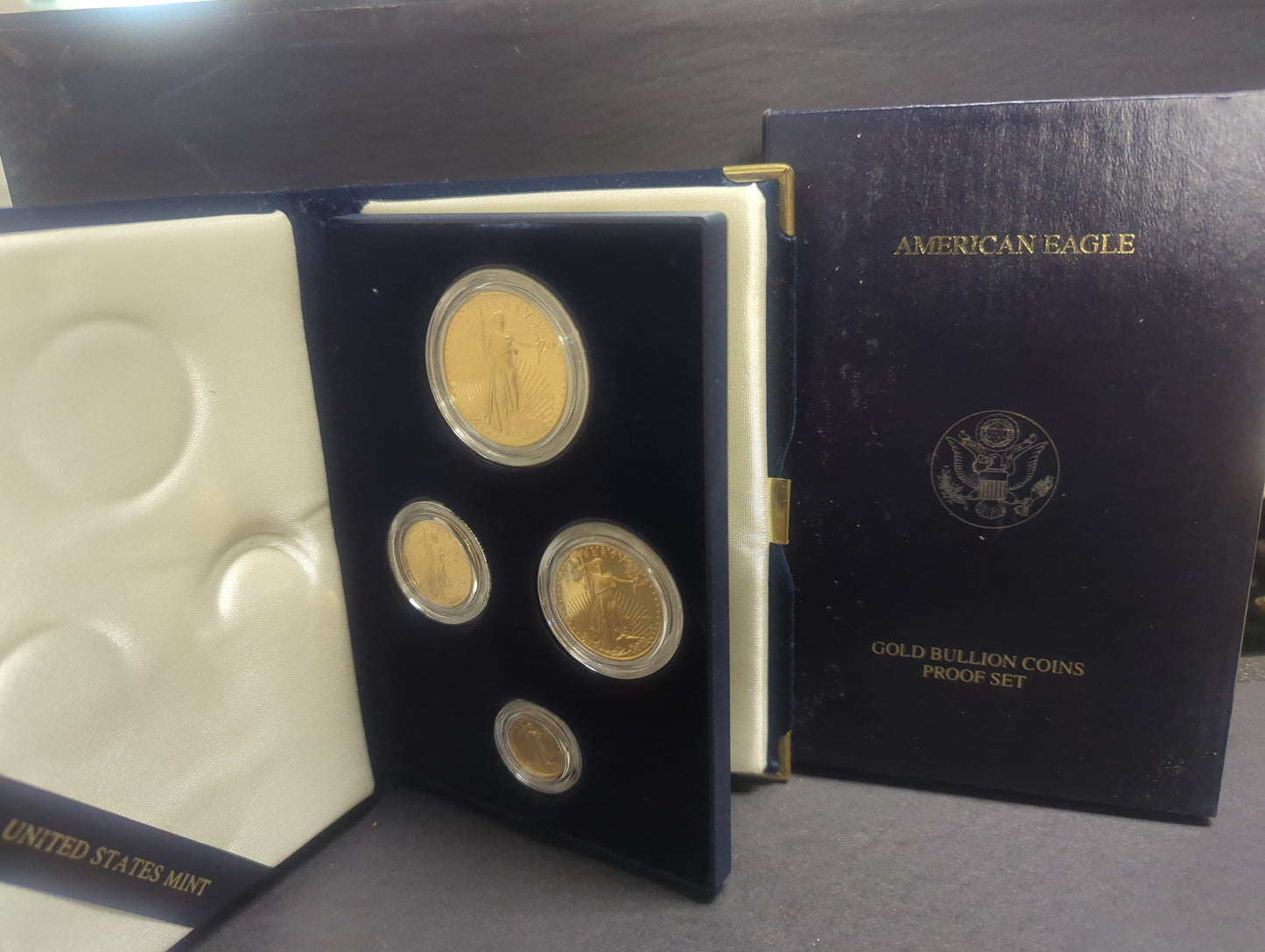 1999 American Eagle 4 Coin Gold Bullion Coins Proof Set