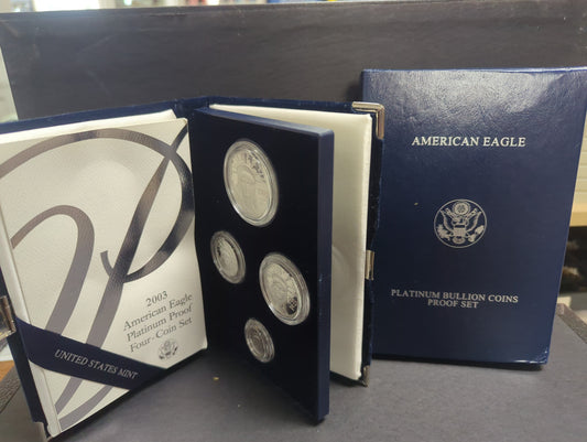 2003 American Eagle Platinum Proof Four-Coin Set