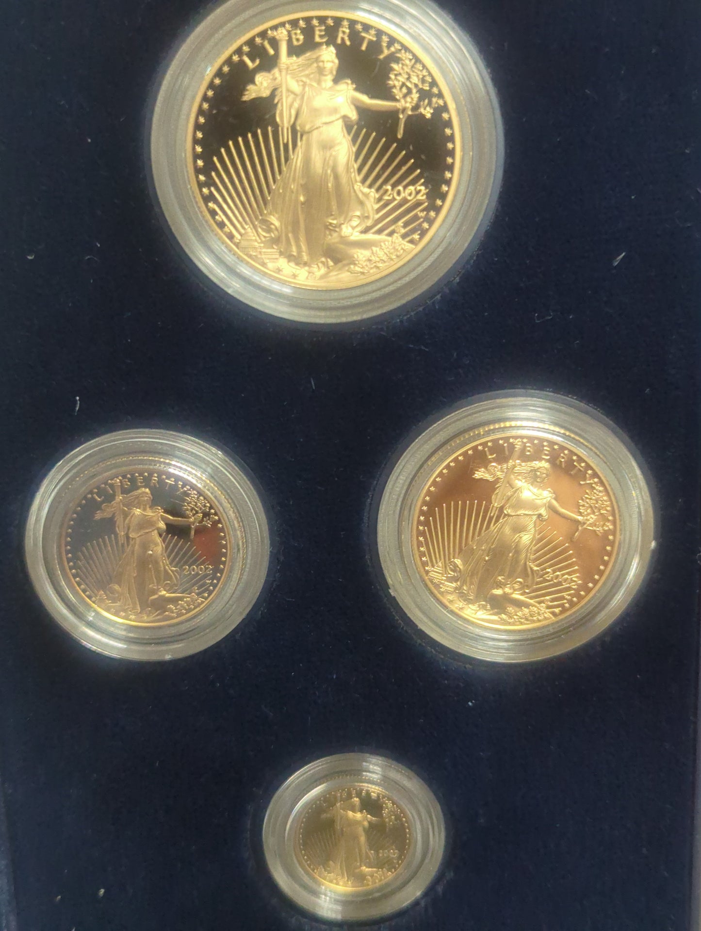 2002 American Eagle Gold Bullion Four Coin Proof Set