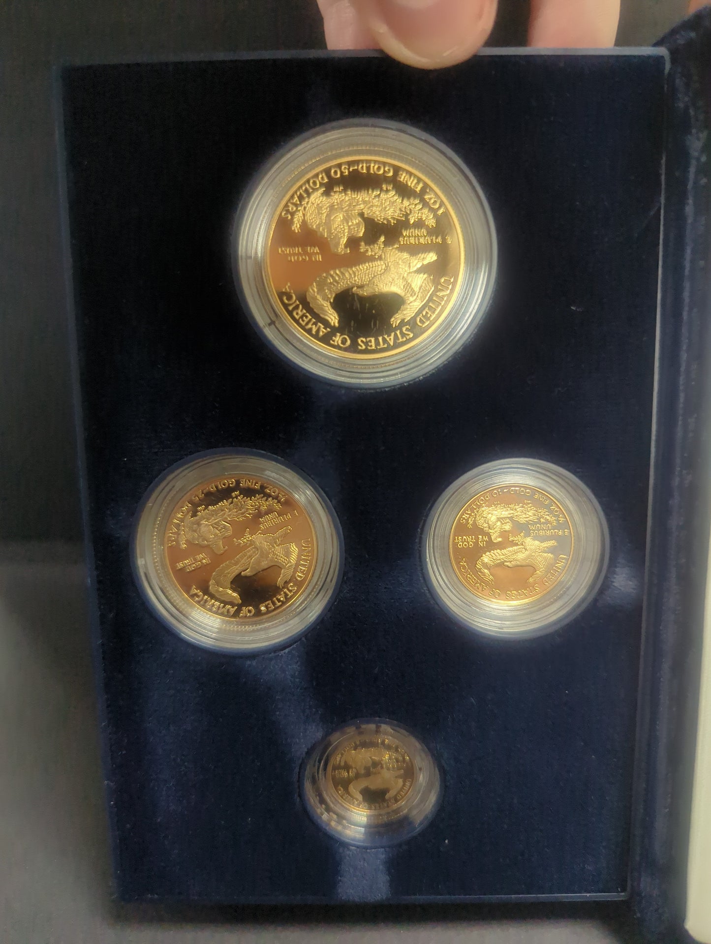 2002 American Eagle Gold Bullion Four Coin Proof Set