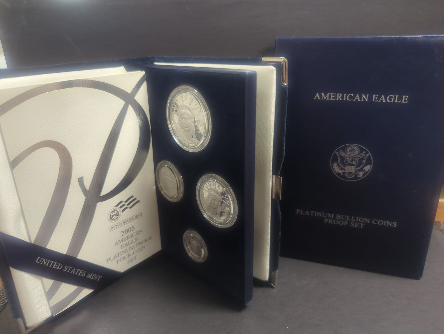 2005 American Eagle Platinum Proof Four-Coin Set