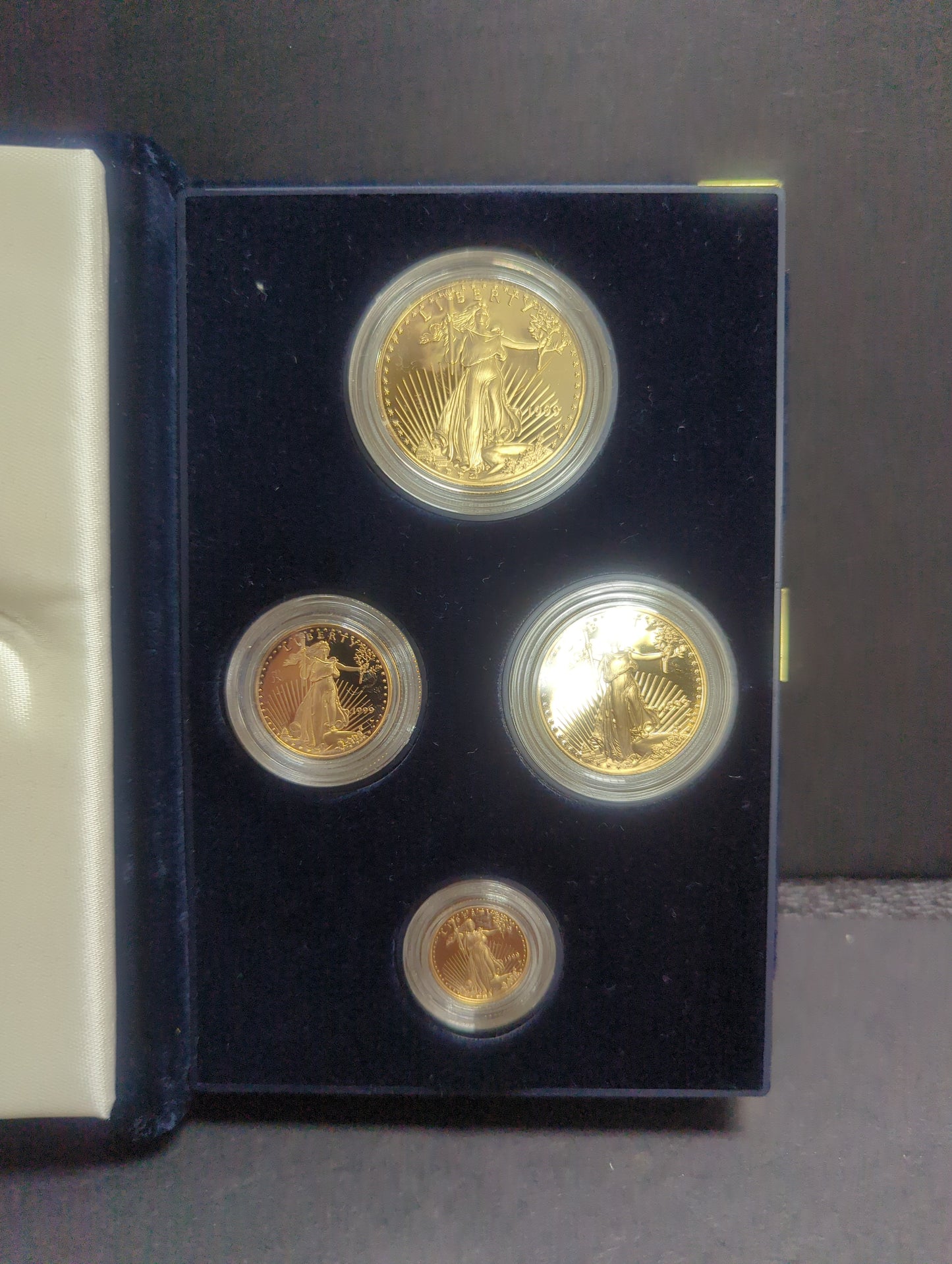 1999 American Eagle 4 Coin Gold Bullion Coins Proof Set