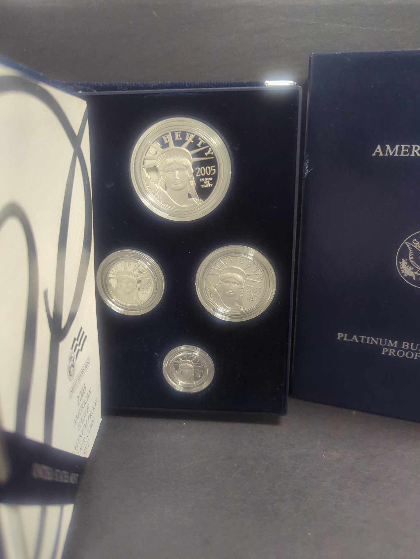 2005 American Eagle Platinum Proof Four-Coin Set