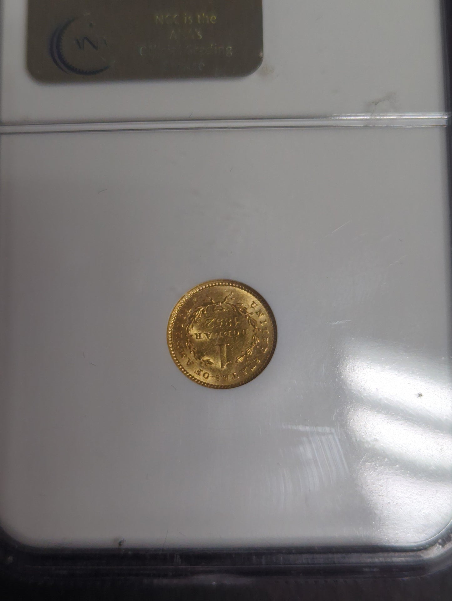 1852 Gold $1 - MS61