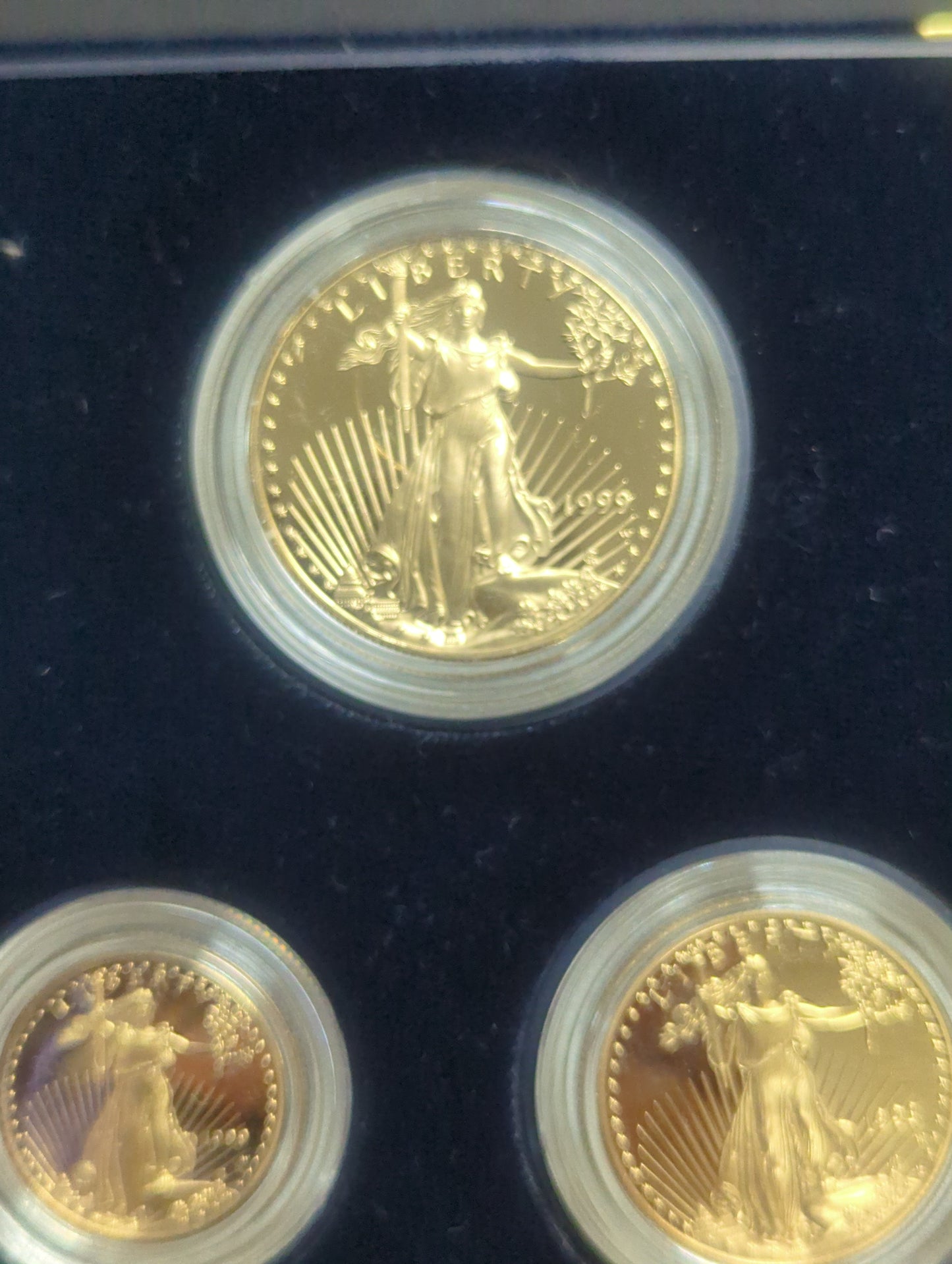 1999 American Eagle 4 Coin Gold Bullion Coins Proof Set