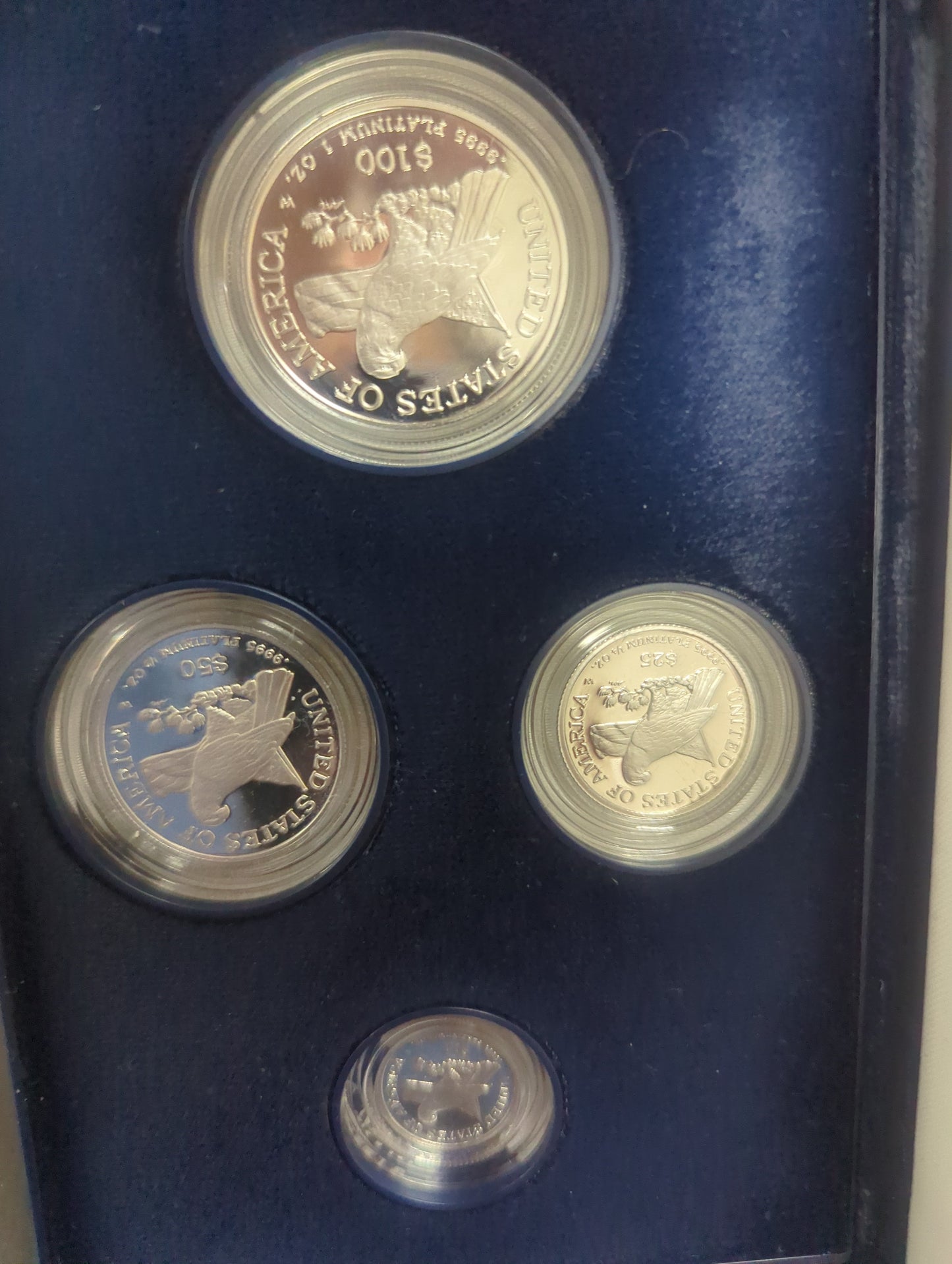 2003 American Eagle Platinum Proof Four-Coin Set