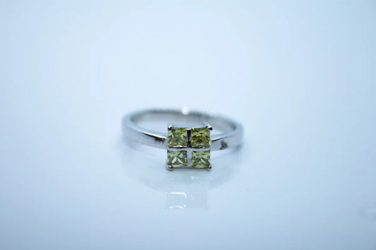 Sterling Silver Peridot Ring