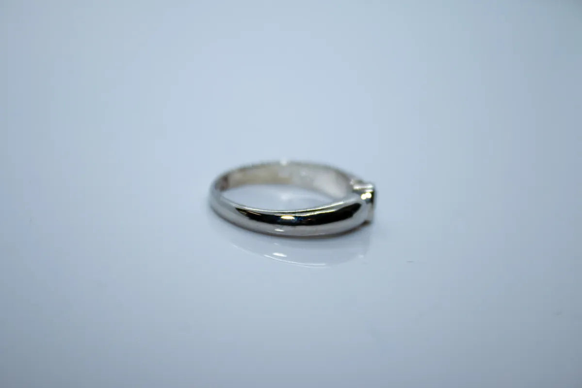 Silver Sterling Aqua Ring