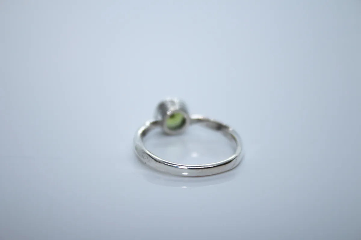 Sterling Silver Peridot Ring