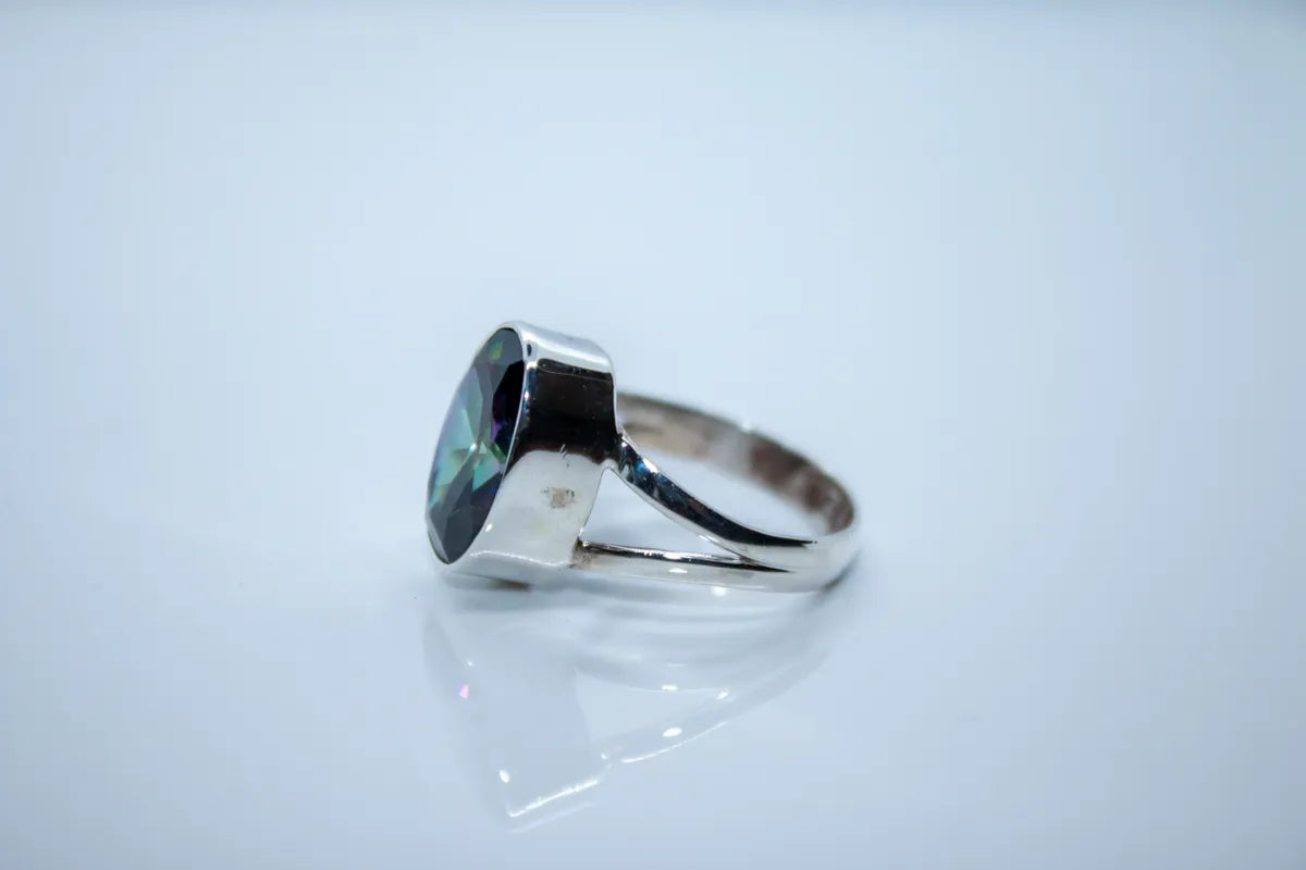 Sterling Silver Mystic Topaz Ring