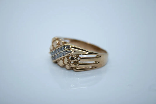 14K Yellow Gold Gentlemen's Ring