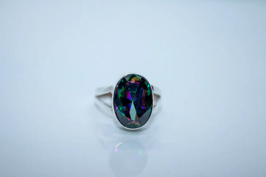 Sterling Silver Mystic Topaz Ring