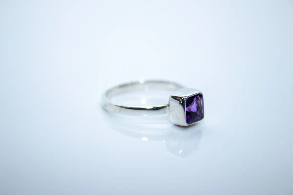 Sterling Silver Amethyst Ring