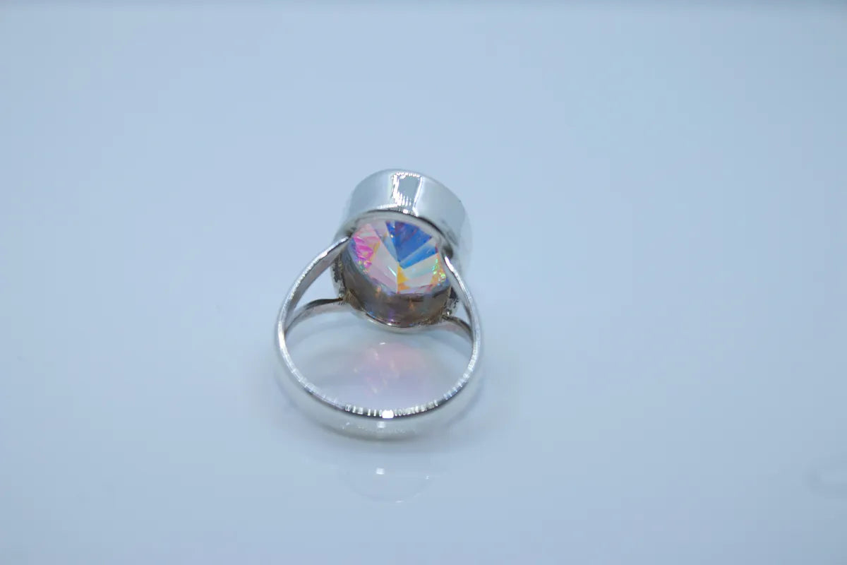 Sterling Silver Mystic Opal Ring