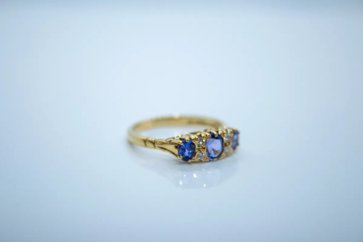 14 K Yellow Gold Tanzanite