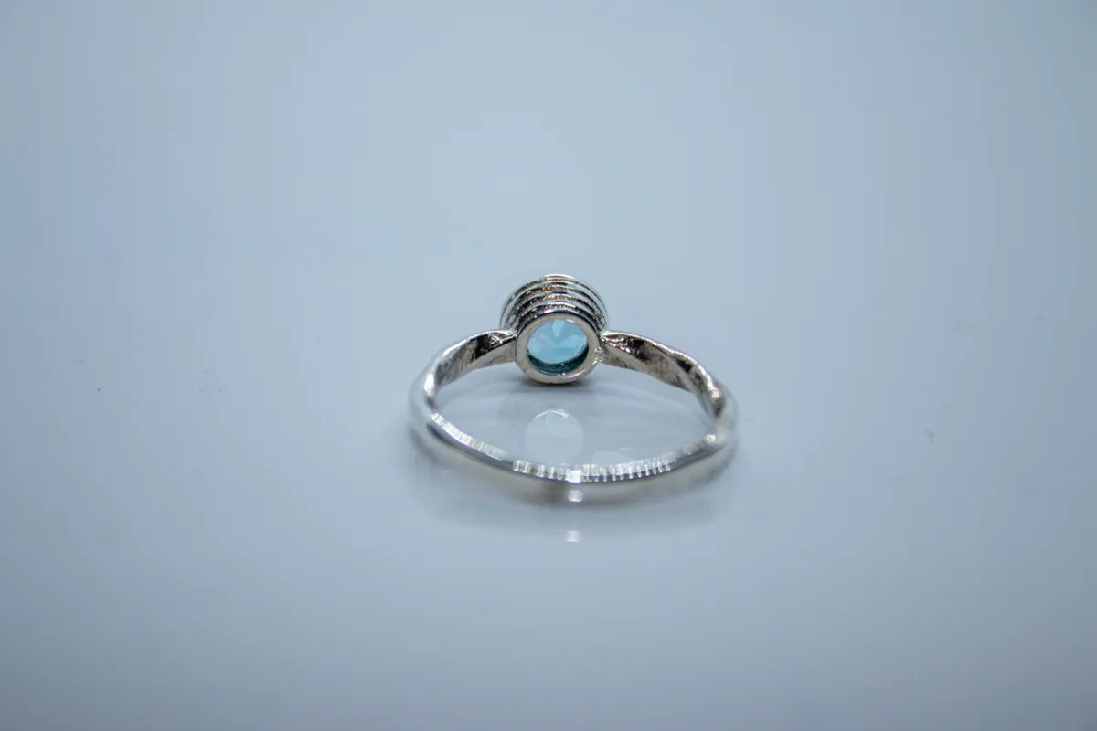 Sterling Silver Sky Blue Topaz Ring