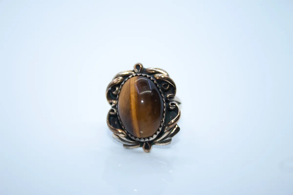 Gold-Fill Tiger Eye Ring