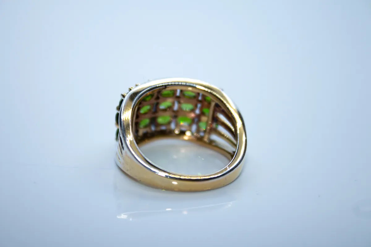 Sterling Silver Gold Plated Ring