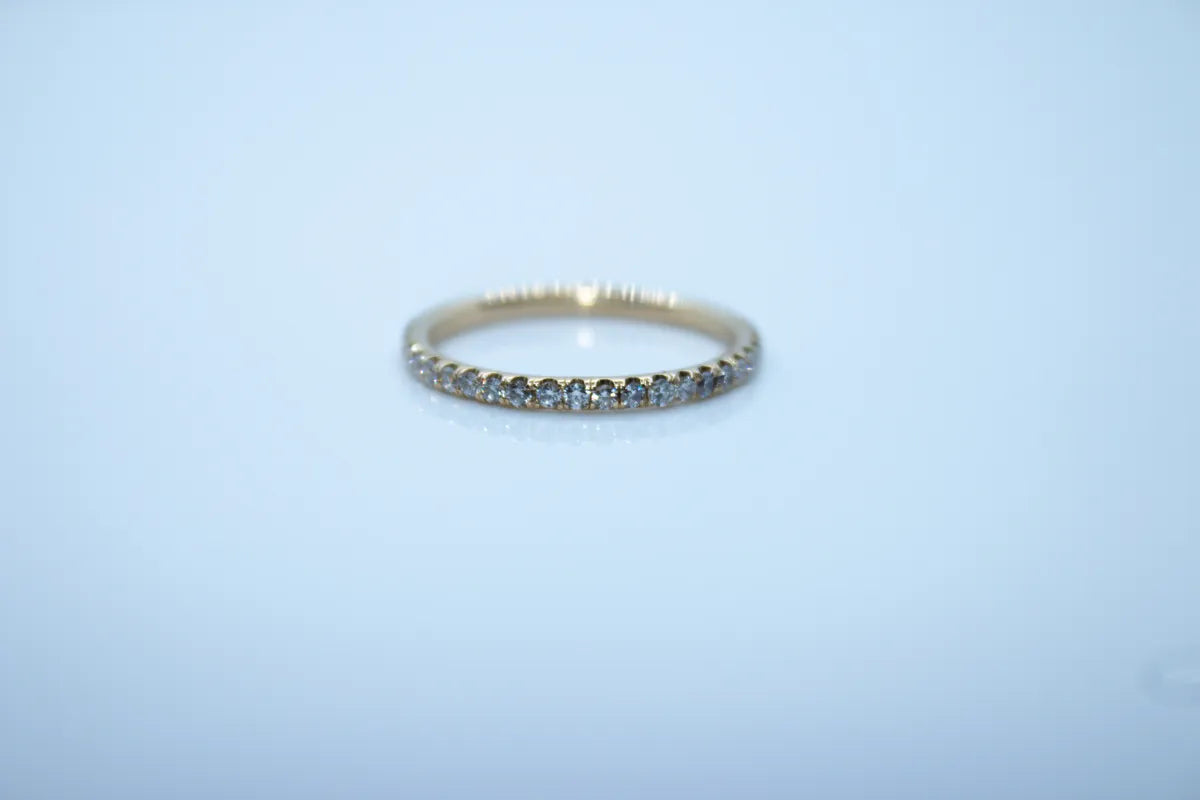 14 K Yellow Gold Diamond Ring