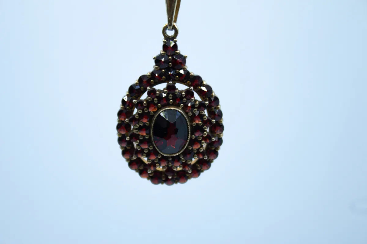 Gold Filled Garnet Necklace