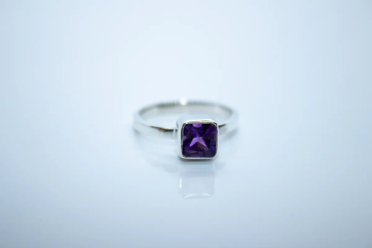 Sterling Silver Amethyst Ring