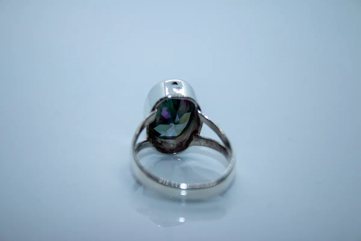 Sterling Silver Mystic Topaz Ring