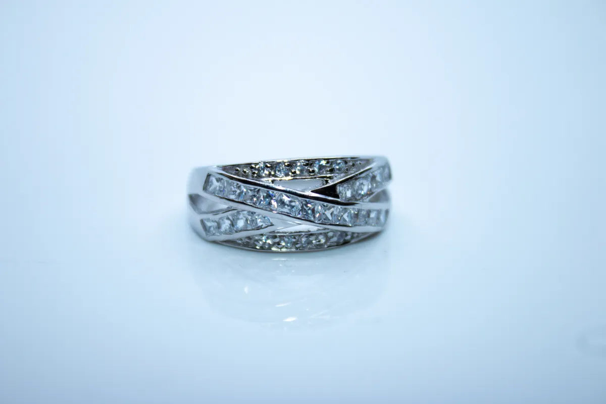 Sterling Silver Diamond CZ Ring