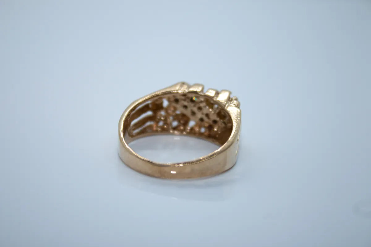 14K Yellow Gold Gentlemen's Ring